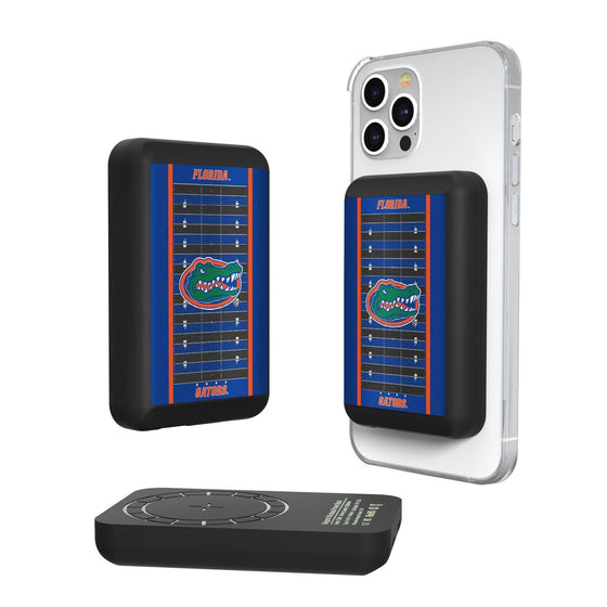 Florida Gators Football Field Wireless Mag Power Bank-0