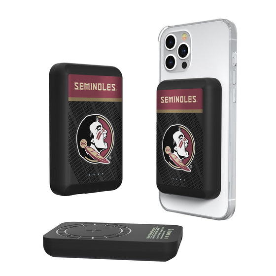 Florida State Seminoles Endzone Plus 5000mAh Magnetic Wireless Charger-0