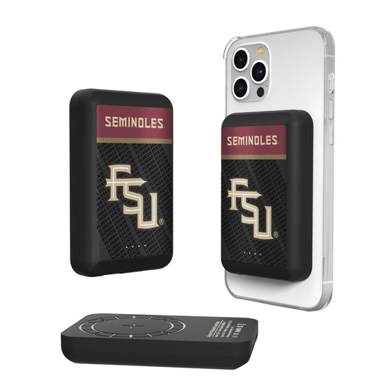 Florida State Seminoles Endzone Plus 5000mAh Magnetic Wireless Charger-0