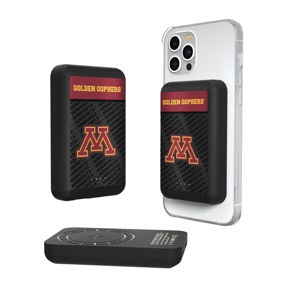 Minnesota Golden Gophers Endzone Plus Wireless Mag Power Bank-0