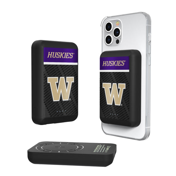 Washington Huskies Endzone Plus 5000mAh Magnetic Wireless Charger-0