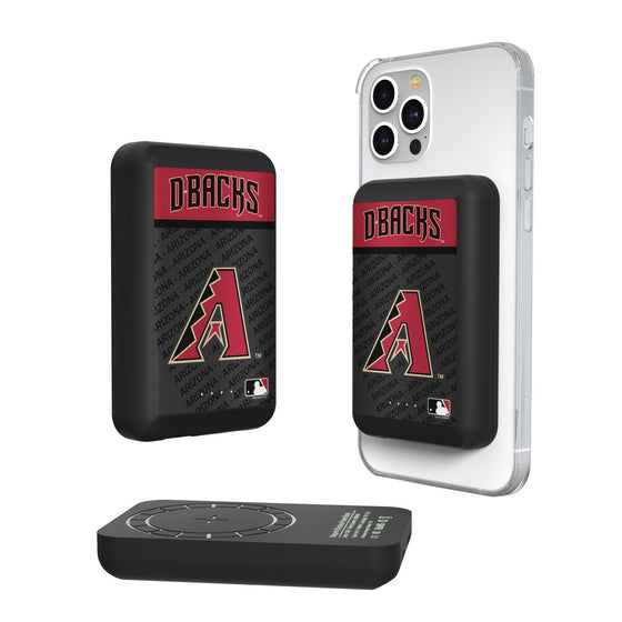 Arizona Diamondbacks Endzone Plus 5000mAh Magnetic Wireless Charger - 757 Sports Collectibles