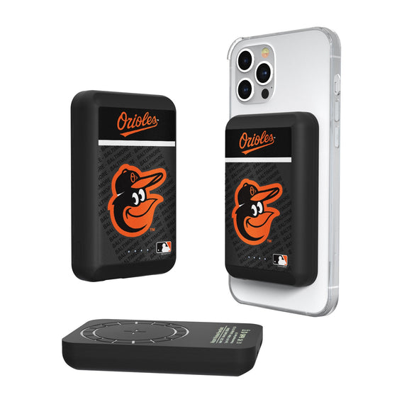 Baltimore Orioles Endzone Plus 5000mAh Magnetic Wireless Charger - 757 Sports Collectibles