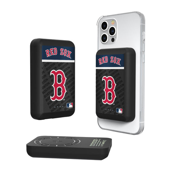 Boston Red Sox Endzone Plus 5000mAh Magnetic Wireless Charger - 757 Sports Collectibles