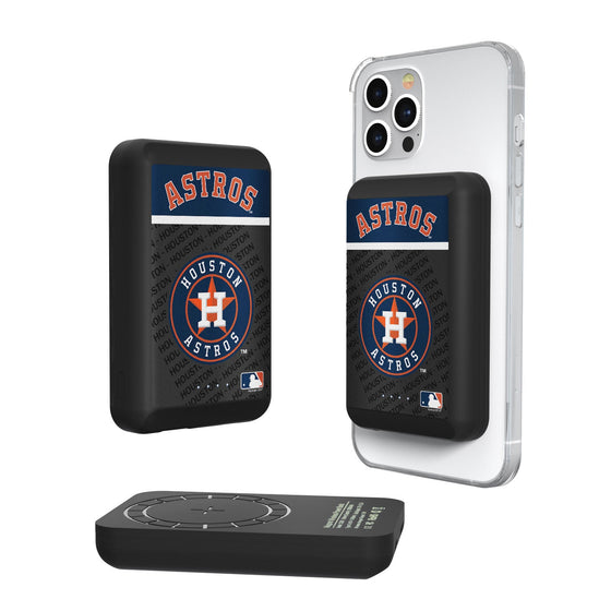 Houston Astros Endzone Plus 5000mAh Magnetic Wireless Charger - 757 Sports Collectibles