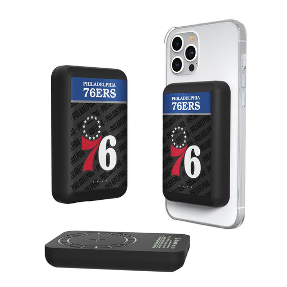 Philadelphia 76ers Endzone Plus Wireless Mag Power Bank-0