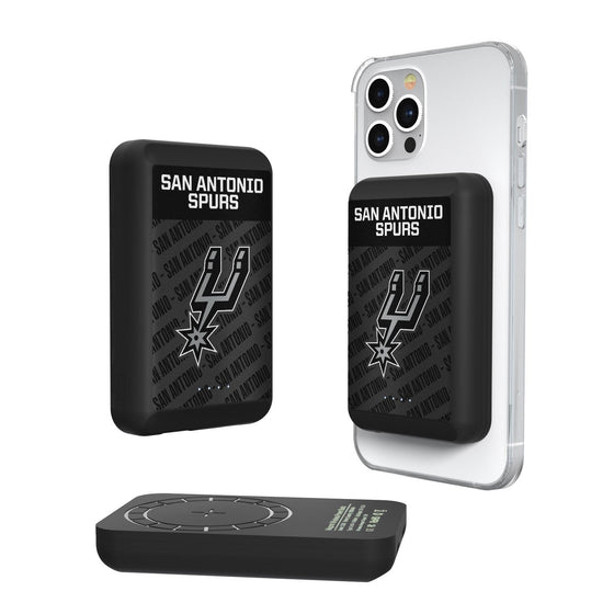 San Antonio Spurs Endzone Plus Wireless Mag Power Bank-0