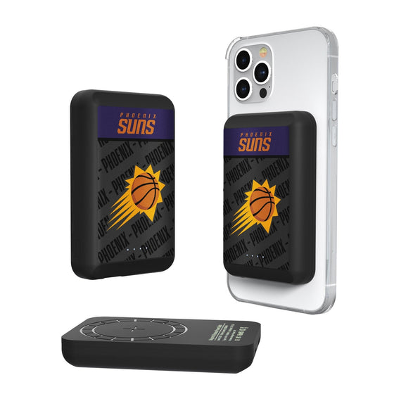 Phoenix Suns Endzone Plus Wireless Mag Power Bank-0