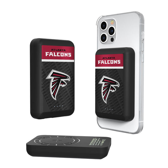 Atlanta Falcons Endzone Plus 5000mAh Magnetic Wireless Charger - 757 Sports Collectibles