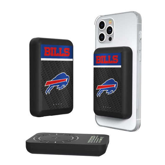 Buffalo Bills Endzone Plus 5000mAh Magnetic Wireless Charger - 757 Sports Collectibles