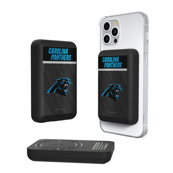 Carolina Panthers Endzone Plus 5000mAh Magnetic Wireless Charger - 757 Sports Collectibles