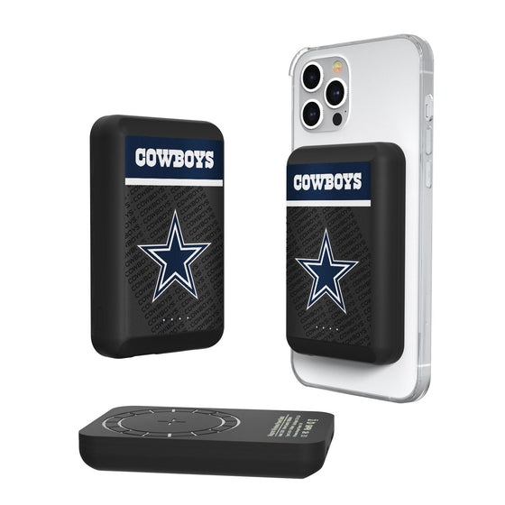 Dallas Cowboys Endzone Plus 5000mAh Magnetic Wireless Charger - 757 Sports Collectibles