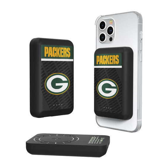 Green Bay Packers Endzone Plus 5000mAh Magnetic Wireless Charger - 757 Sports Collectibles