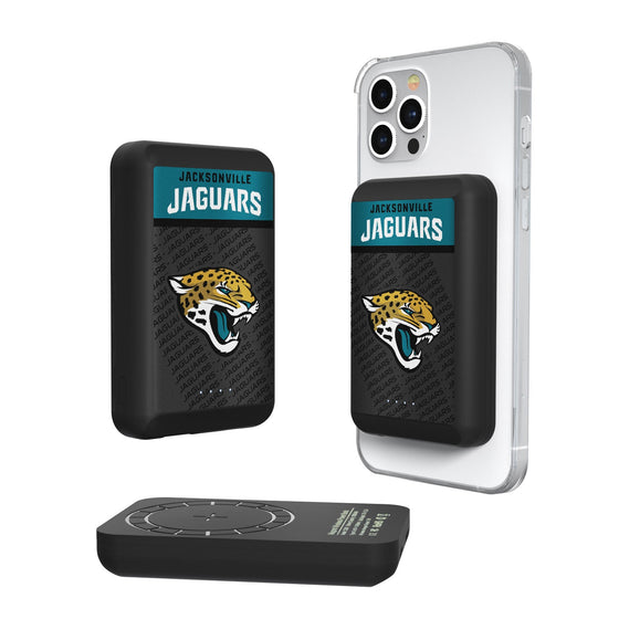 Jacksonville Jaguars Endzone Plus 5000mAh Magnetic Wireless Charger - 757 Sports Collectibles