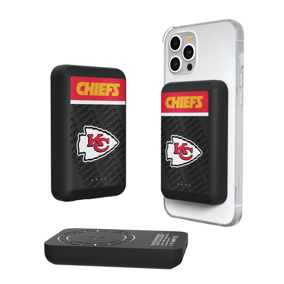 Kansas City Chiefs Endzone Plus 5000mAh Magnetic Wireless Charger - 757 Sports Collectibles