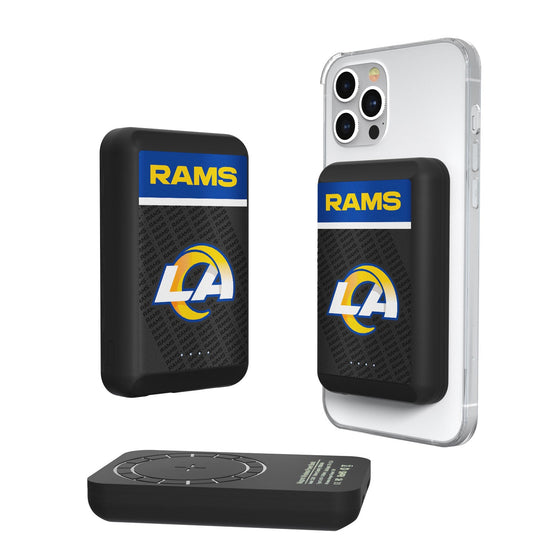 Los Angeles Rams Endzone Plus 5000mAh Magnetic Wireless Charger - 757 Sports Collectibles