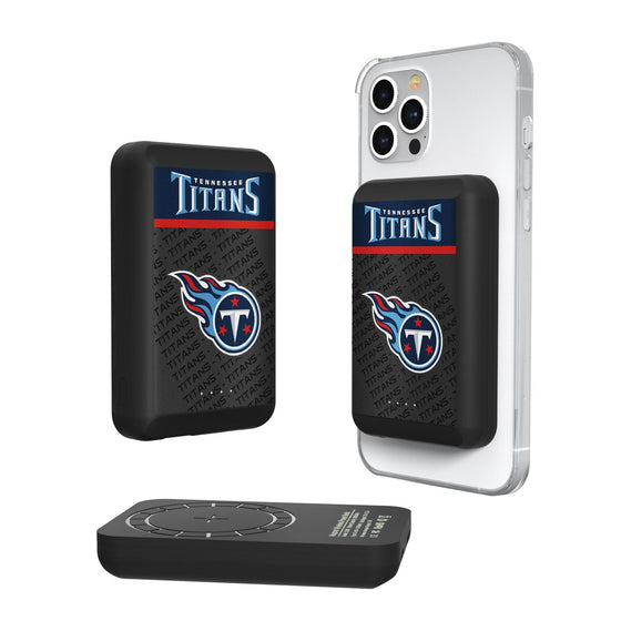 Tennessee Titans Endzone Plus 5000mAh Magnetic Wireless Charger - 757 Sports Collectibles