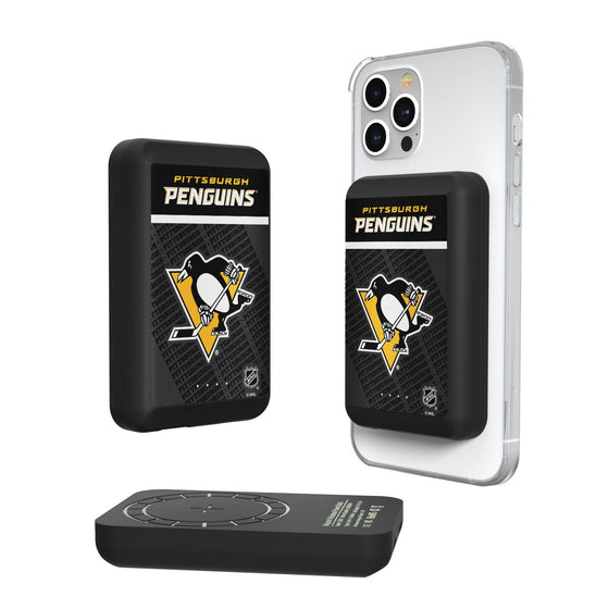 Pittsburgh Penguins Endzone Plus 5000mAh Magnetic Wireless Charger-0