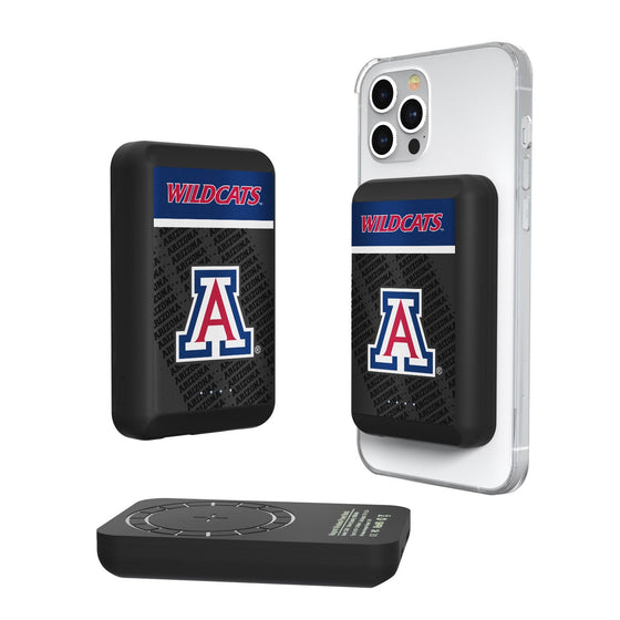 Arizona Wildcats Endzone Plus 5000mAh Magnetic Wireless Charger-0