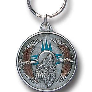 Key Ring - Wolf & Eagles (SSKG) - 757 Sports Collectibles