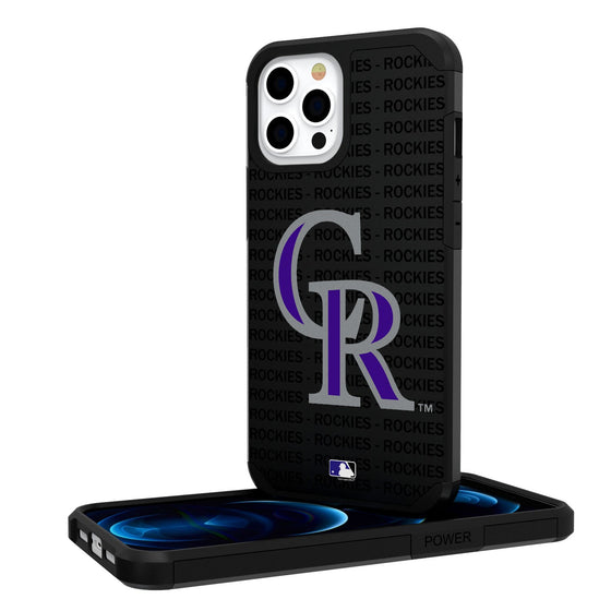 Colorado Rockies Blackletter Rugged Case - 757 Sports Collectibles