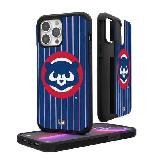 Chicago Cubs Home 1979-1998 - Cooperstown Collection Pinstripe Rugged Case - 757 Sports Collectibles