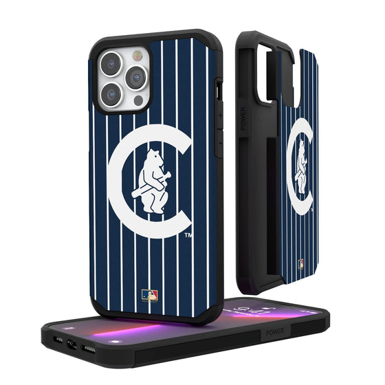 Chicago Cubs Home 1911-1912 - Cooperstown Collection Pinstripe Rugged Case - 757 Sports Collectibles