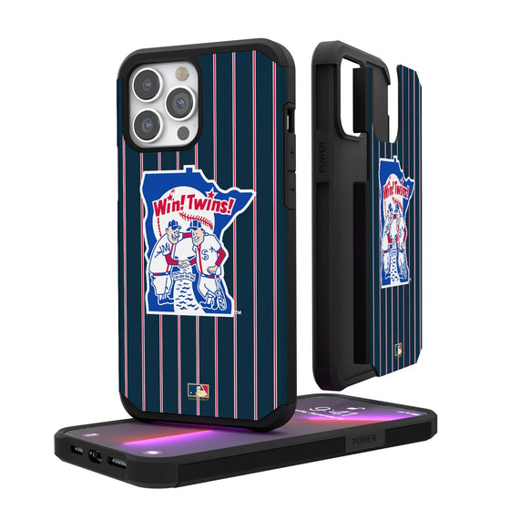 Minnesota Twins 1976-1986 - Cooperstown Collection Pinstripe Rugged Case - 757 Sports Collectibles