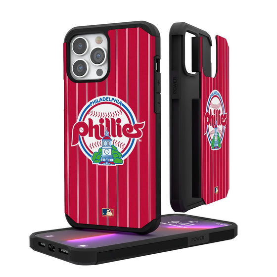 Philadelphia Phillies 1984-1991 - Cooperstown Collection Pinstripe Rugged Case - 757 Sports Collectibles