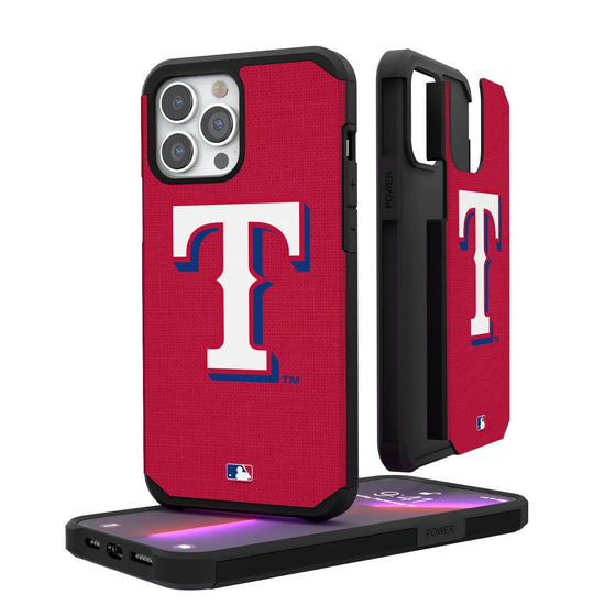 Texas Rangers Solid Rugged Case - 757 Sports Collectibles