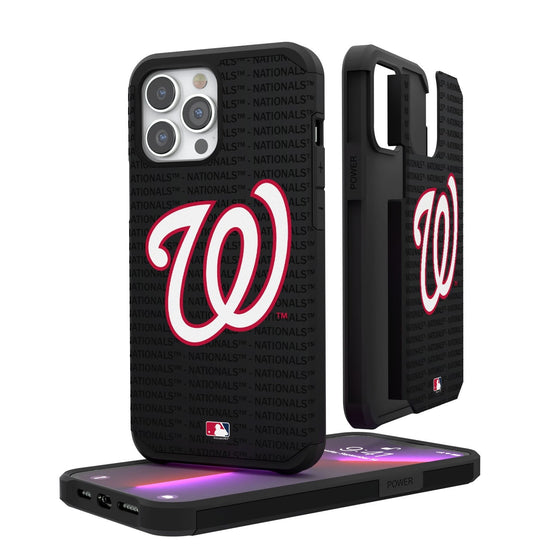 Washington Nationals Blackletter Rugged Case - 757 Sports Collectibles