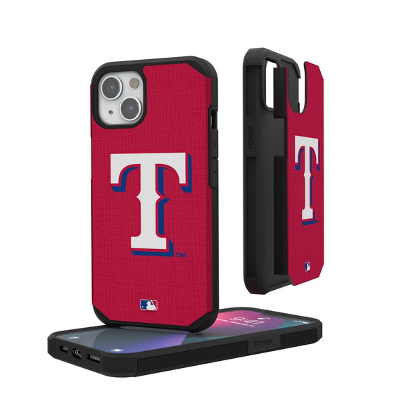 Texas Rangers Solid Rugged Case - 757 Sports Collectibles