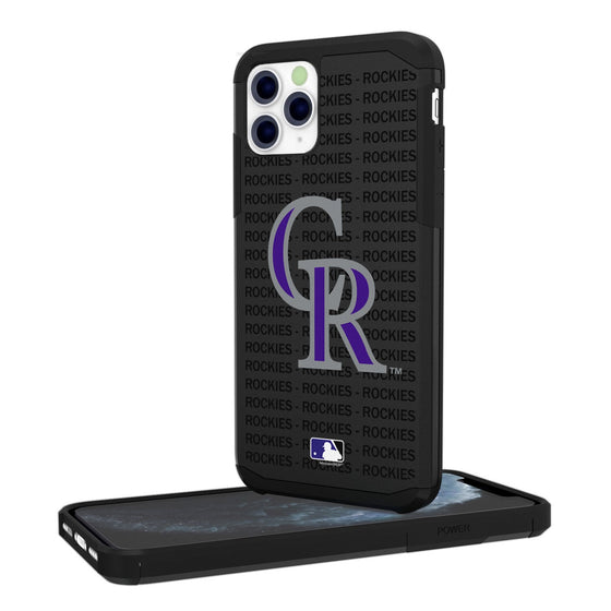 Colorado Rockies Blackletter Rugged Case - 757 Sports Collectibles