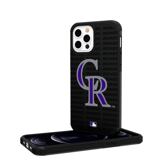 Colorado Rockies Blackletter Rugged Case - 757 Sports Collectibles