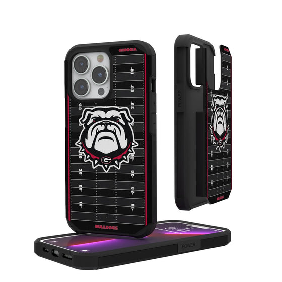 Georgia Bulldogs Football Field Rugged Case-0