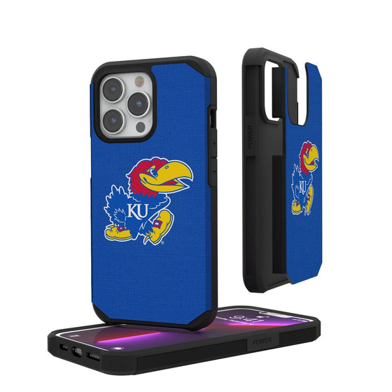 Kansas Jayhawks Solid Rugged Case-0