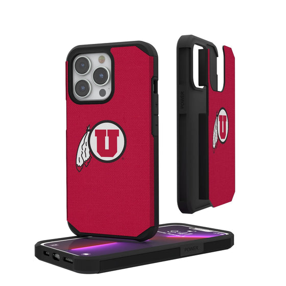 Utah Utes Solid Rugged Case-0