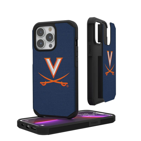 Virginia Cavaliers Solid Rugged Case-0