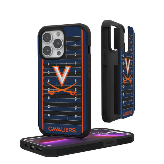 Virginia Cavaliers Football Field Rugged Case-0