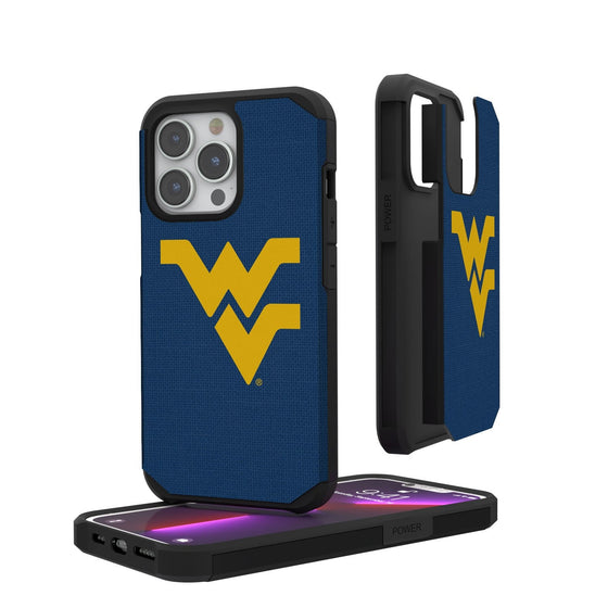 West Virginia Mountaineers Solid Rugged Case-0