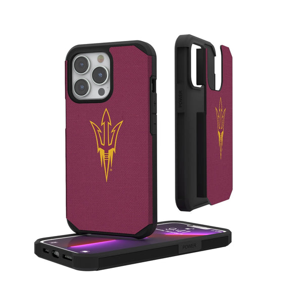 Arizona State Sun Devils Solid Rugged Case-0