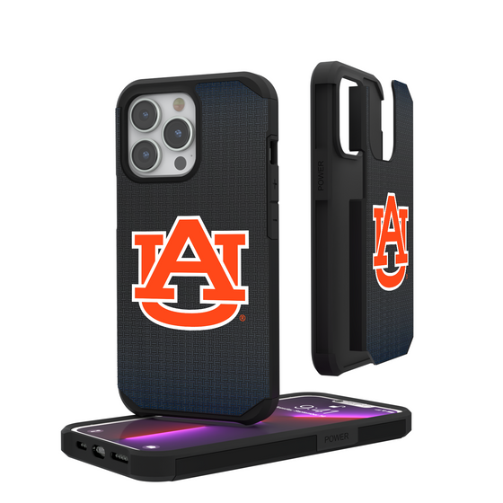 Auburn Tigers Linen Rugged Phone Case-0