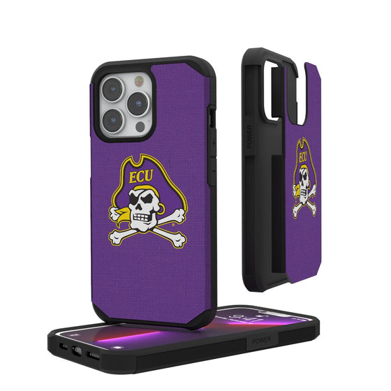 East Carolina Pirates Solid Rugged Case-0