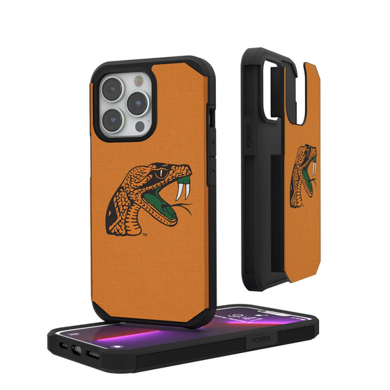 Florida A&M Rattlers Solid Rugged Case-0