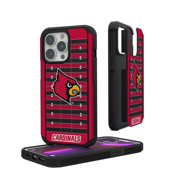 Louisville Cardinals Football Field Rugged Case-0