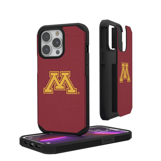 Minnesota Golden Gophers Solid Rugged Case-0