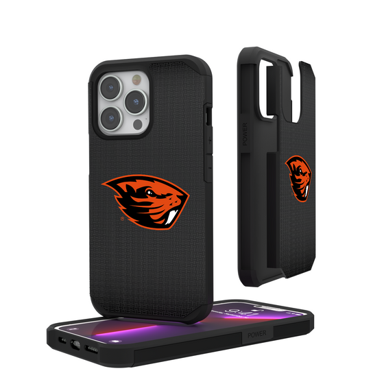 Oregon State Beavers Linen Rugged Phone Case-0