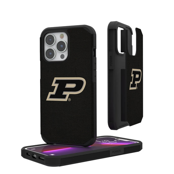 Purdue Boilermakers Solid Rugged Case-0