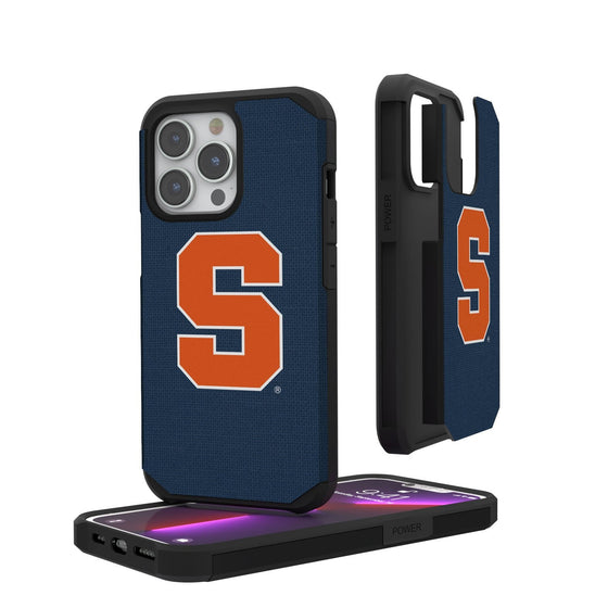 Syracuse Orange Solid Rugged Case-0