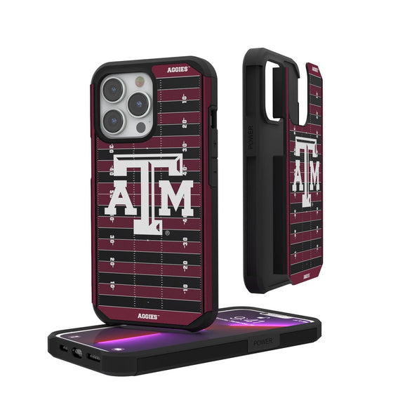 Texas A&M Aggies Football Field Rugged Case-0